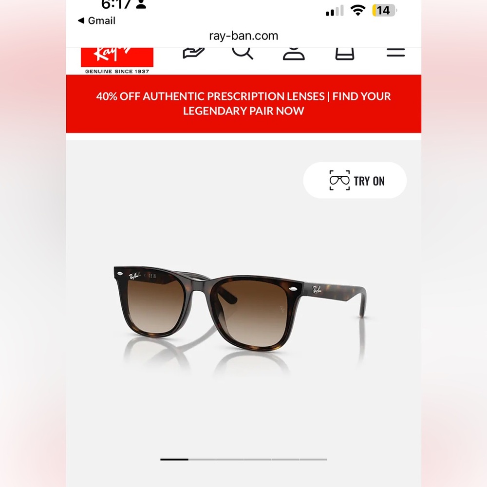 Brand New Ray Ban Glasses - Havana, brown
